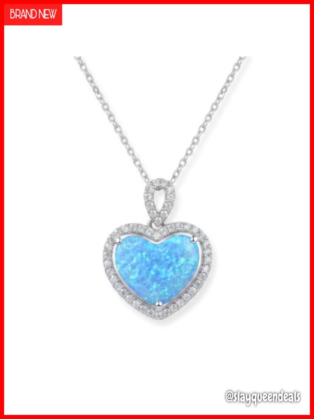 Opal & 925 Sterling Silver Pendant Necklace Dainty Everyday Jewelry
